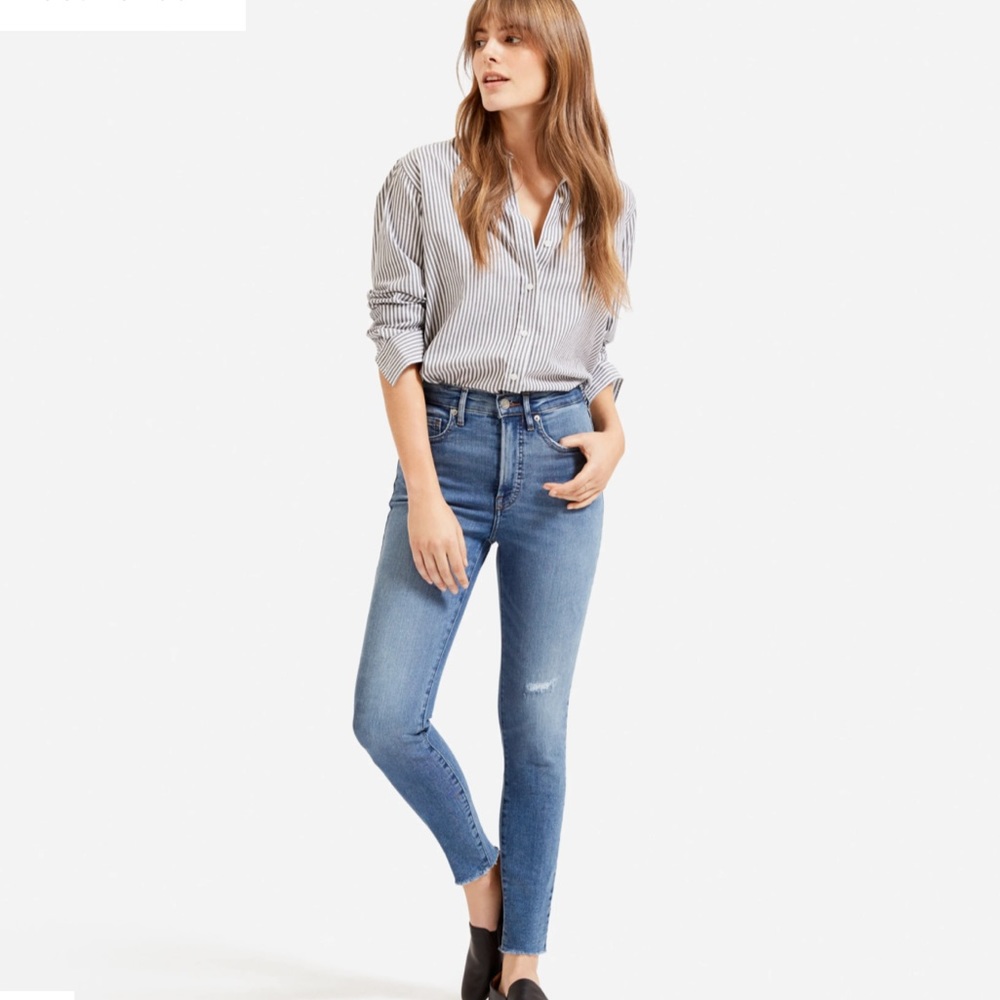 Everlane Authentic Stretch High-Rise Skinny